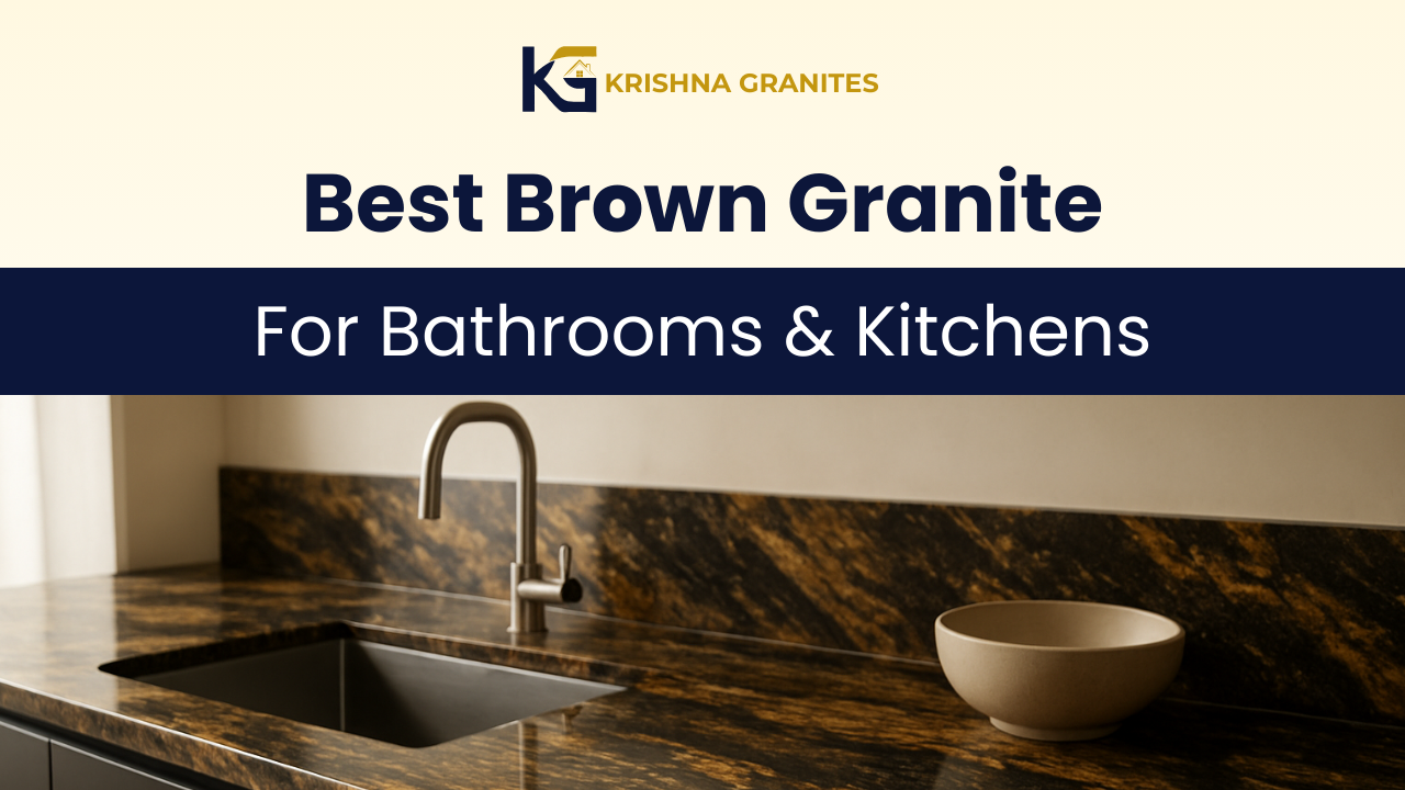 Brown Granite for Bathrooms