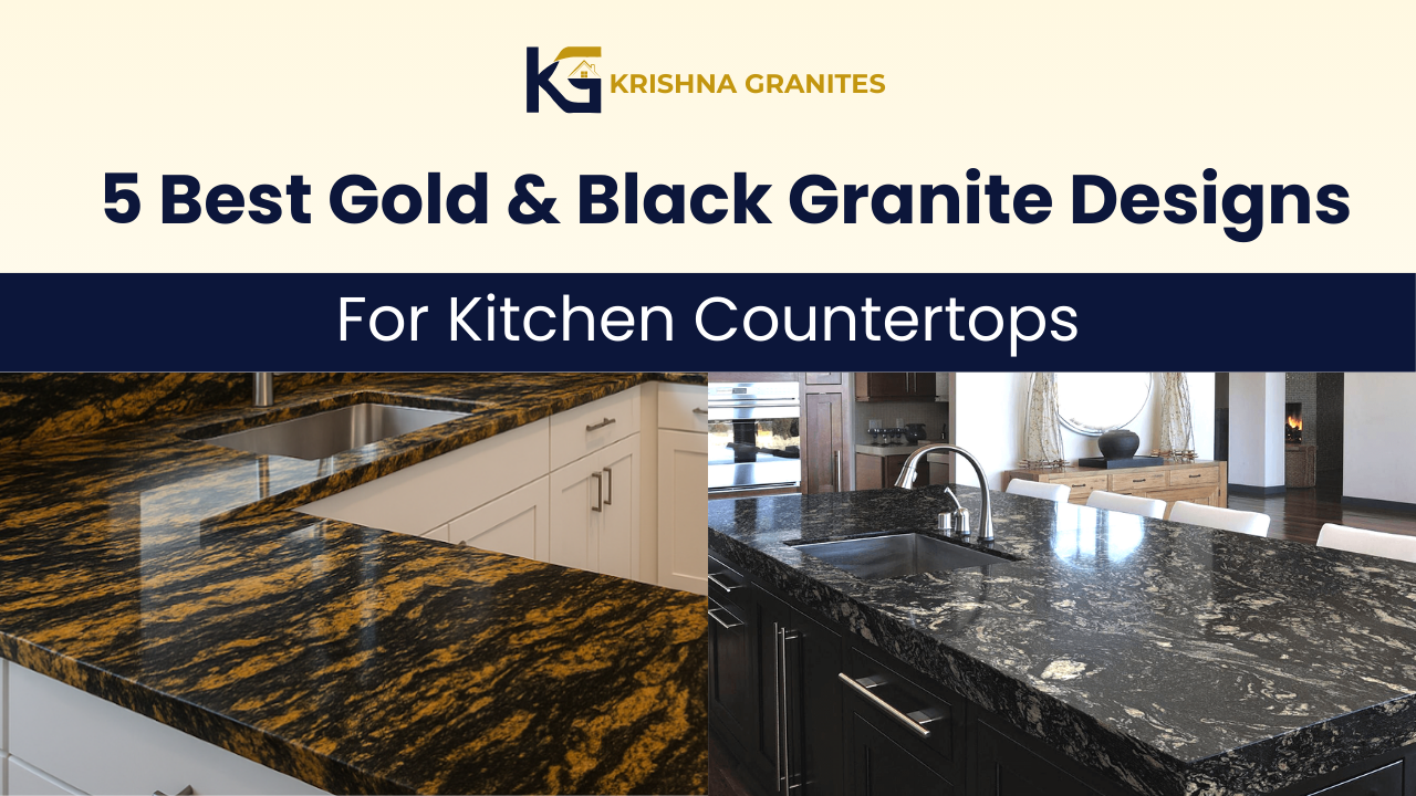 Gold and Black Granite