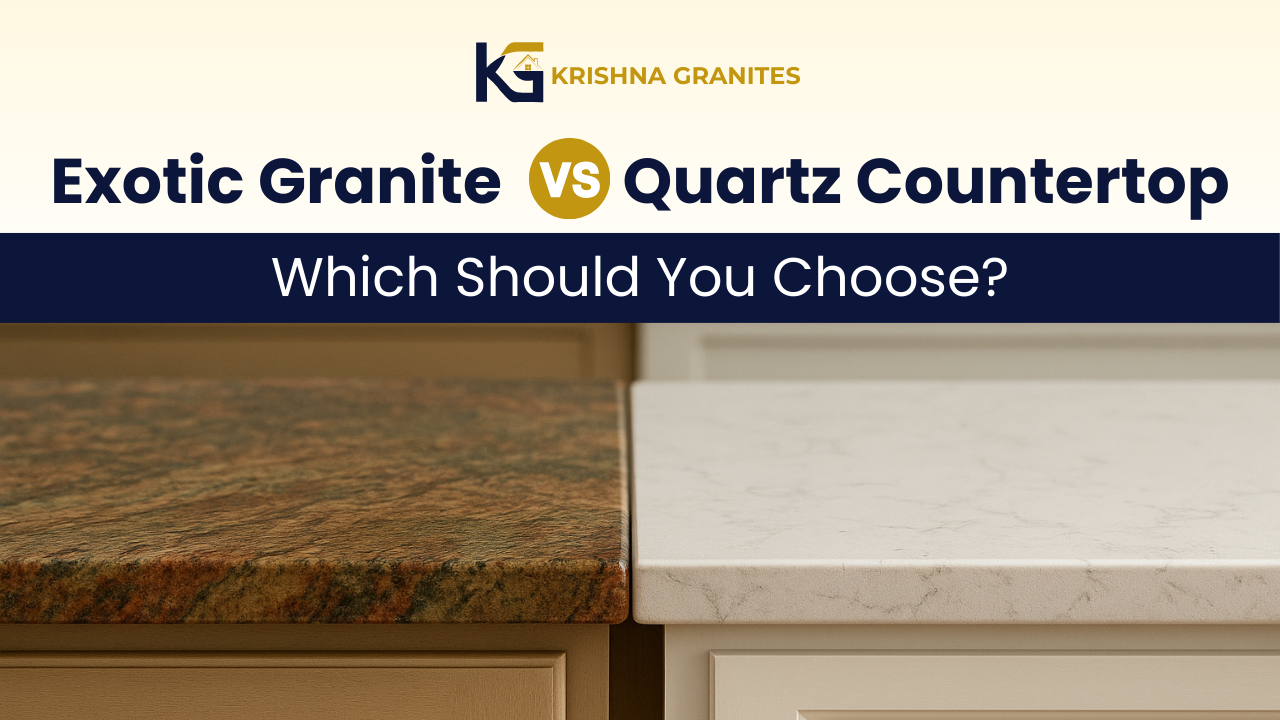 Exotic Granite vs Quartz Countertops