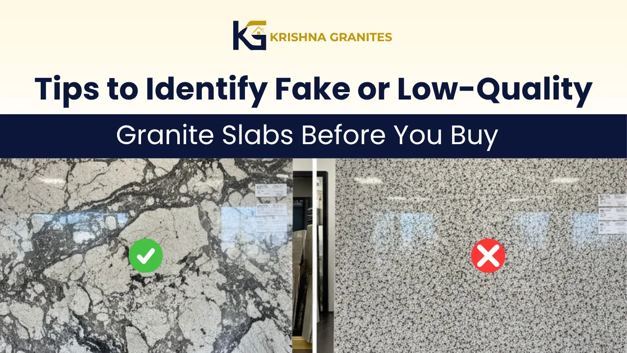 Tips to Identify Fake or Low-Quality Granite Slabs Before You Buy